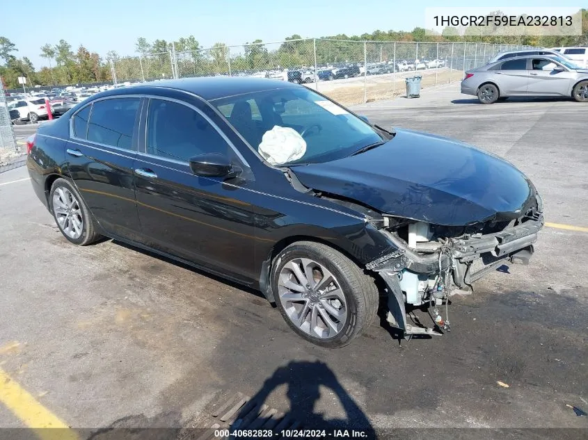 1HGCR2F59EA232813 2014 Honda Accord Sport