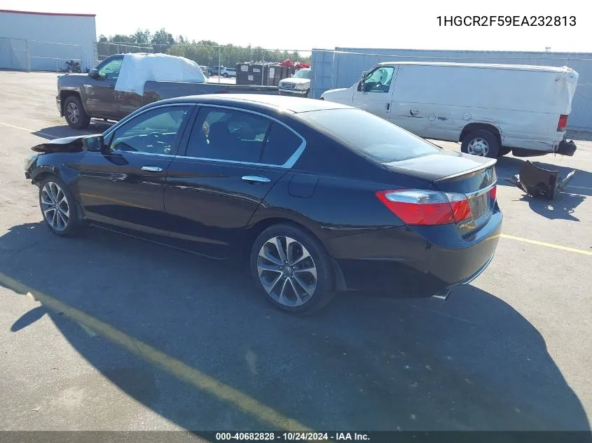 1HGCR2F59EA232813 2014 Honda Accord Sport