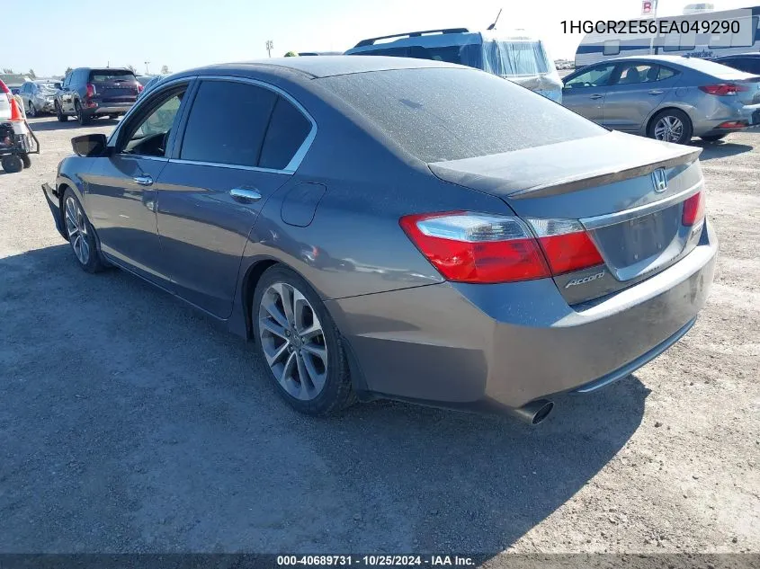 1HGCR2E56EA049290 2014 Honda Accord Sport