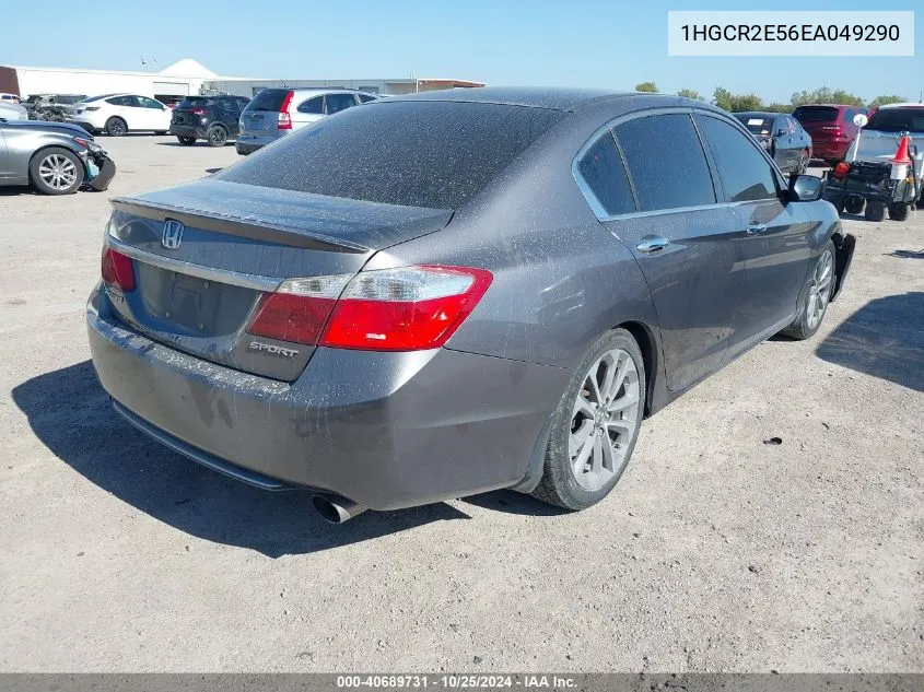 1HGCR2E56EA049290 2014 Honda Accord Sport