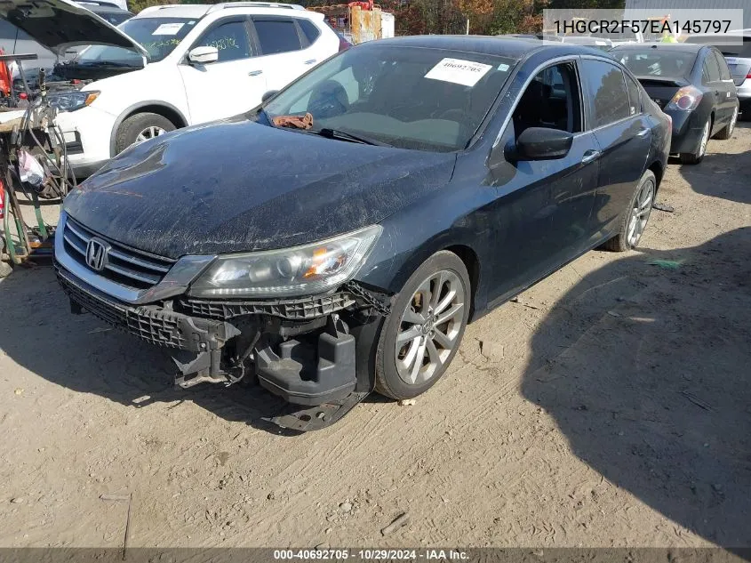 2014 Honda Accord Sport VIN: 1HGCR2F57EA145797 Lot: 40692705