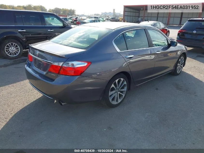 1HGCR2F54EA031952 2014 Honda Accord Sport