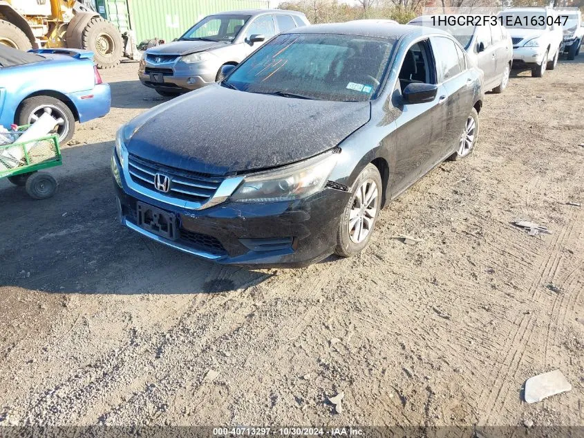 2014 Honda Accord Lx VIN: 1HGCR2F31EA163047 Lot: 40713297