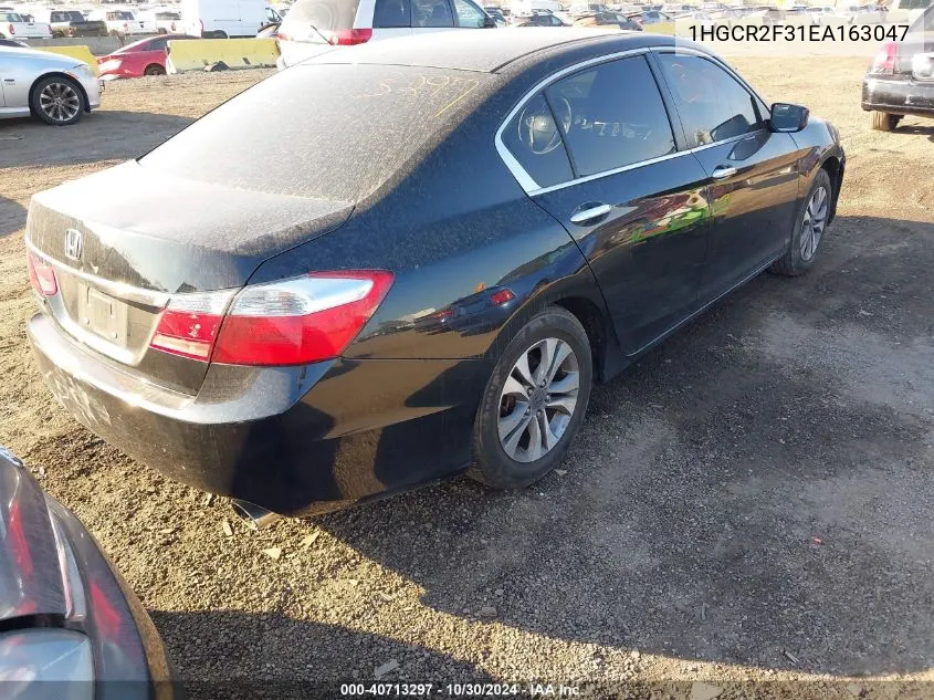 2014 Honda Accord Lx VIN: 1HGCR2F31EA163047 Lot: 40713297