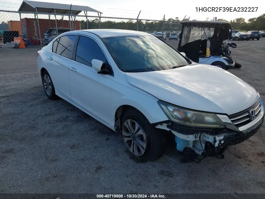 2014 Honda Accord Lx VIN: 1HGCR2F39EA232227 Lot: 40719808