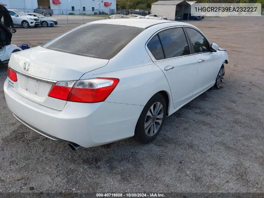 2014 Honda Accord Lx VIN: 1HGCR2F39EA232227 Lot: 40719808