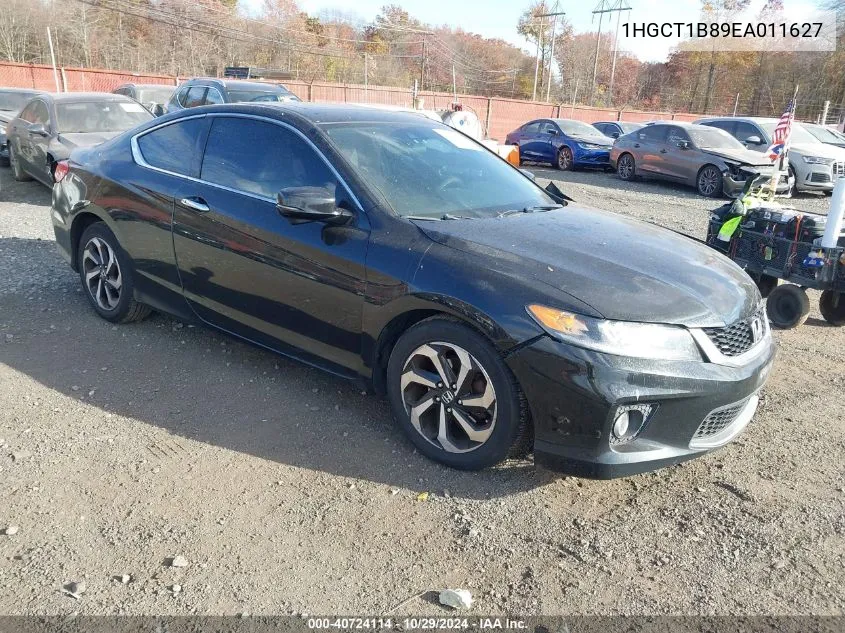 2014 Honda Accord Ex-L VIN: 1HGCT1B89EA011627 Lot: 40724114