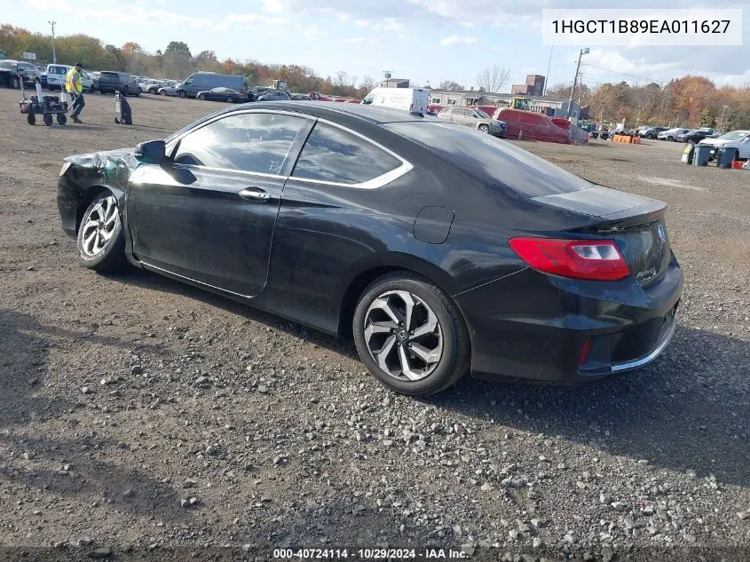 2014 Honda Accord Ex-L VIN: 1HGCT1B89EA011627 Lot: 40724114