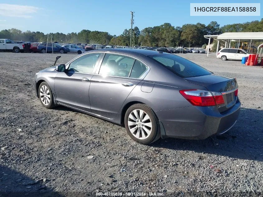 2014 Honda Accord Ex-L VIN: 1HGCR2F88EA158858 Lot: 40735839