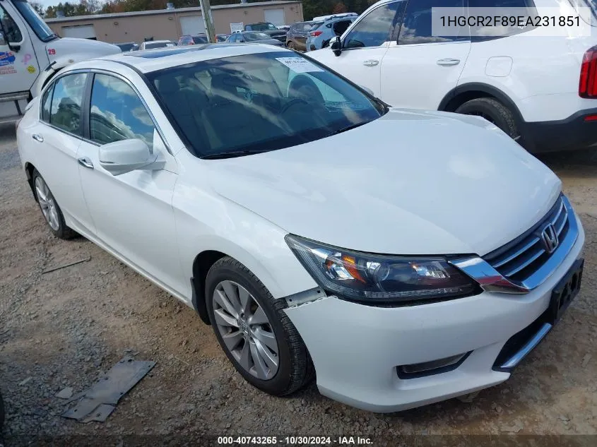 1HGCR2F89EA231851 2014 Honda Accord Ex-L