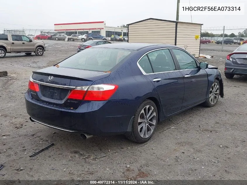 2014 Honda Accord Sport VIN: 1HGCR2F56EA073314 Lot: 40772314