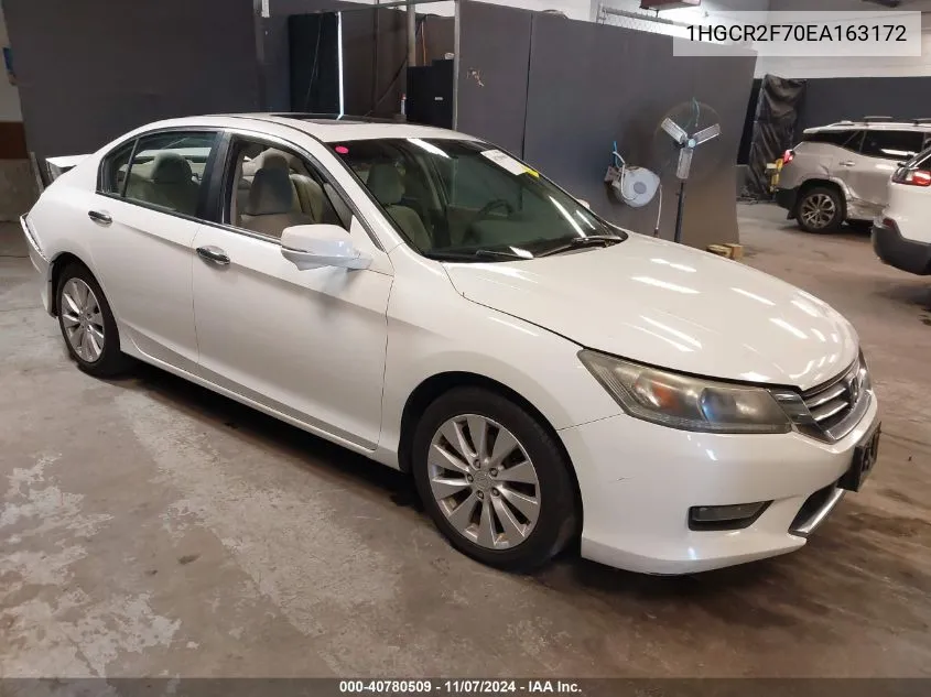 2014 Honda Accord Ex VIN: 1HGCR2F70EA163172 Lot: 40780509