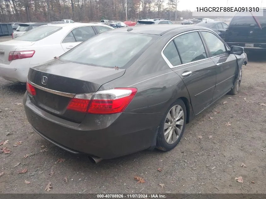 2014 Honda Accord Ex-L VIN: 1HGCR2F88EA091310 Lot: 40788926