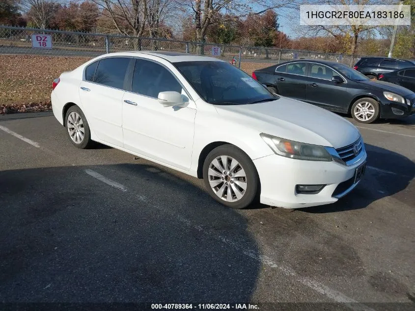 1HGCR2F80EA183186 2014 Honda Accord Ex-L