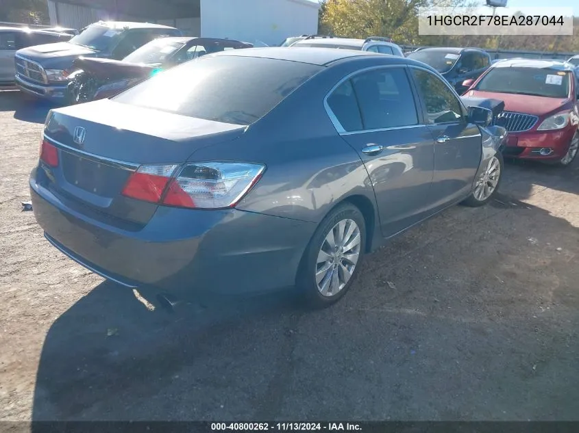 2014 Honda Accord Ex VIN: 1HGCR2F78EA287044 Lot: 40800262