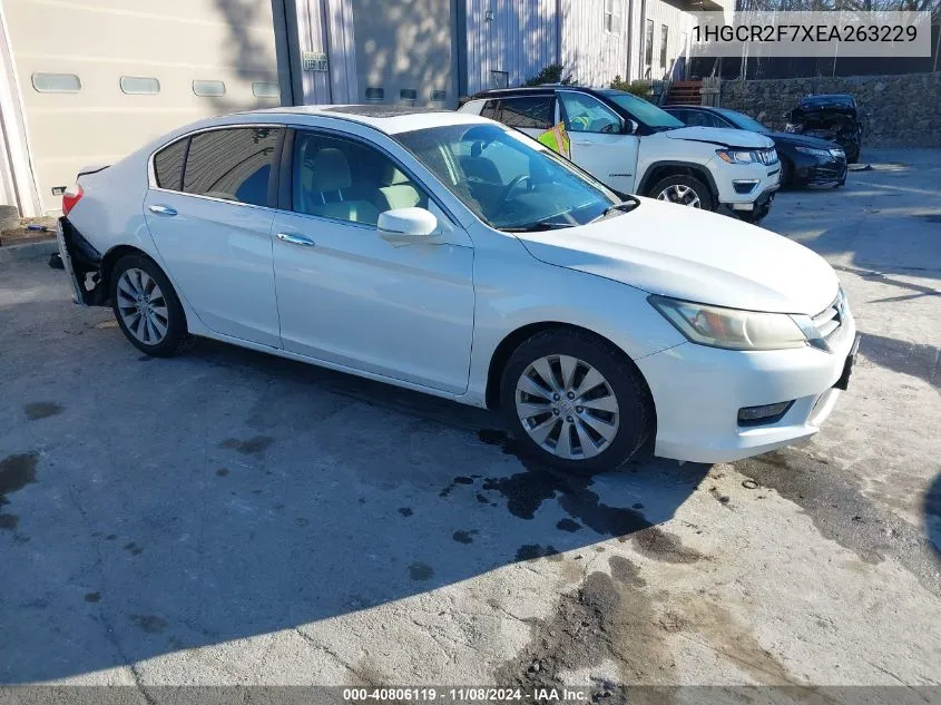 2014 Honda Accord Ex VIN: 1HGCR2F7XEA263229 Lot: 40806119