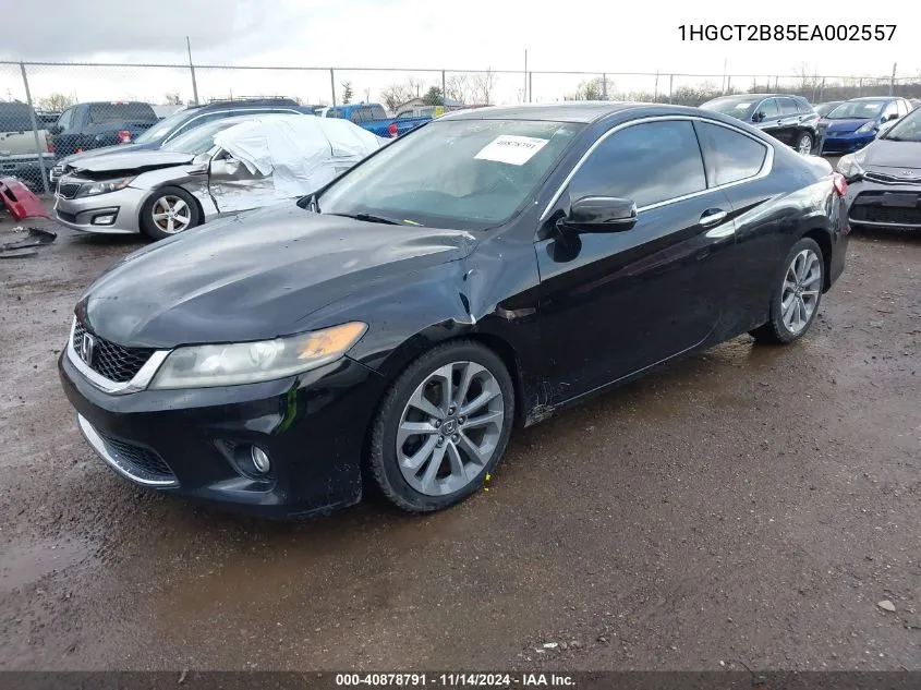 2014 Honda Accord Ex-L V-6 VIN: 1HGCT2B85EA002557 Lot: 40878791