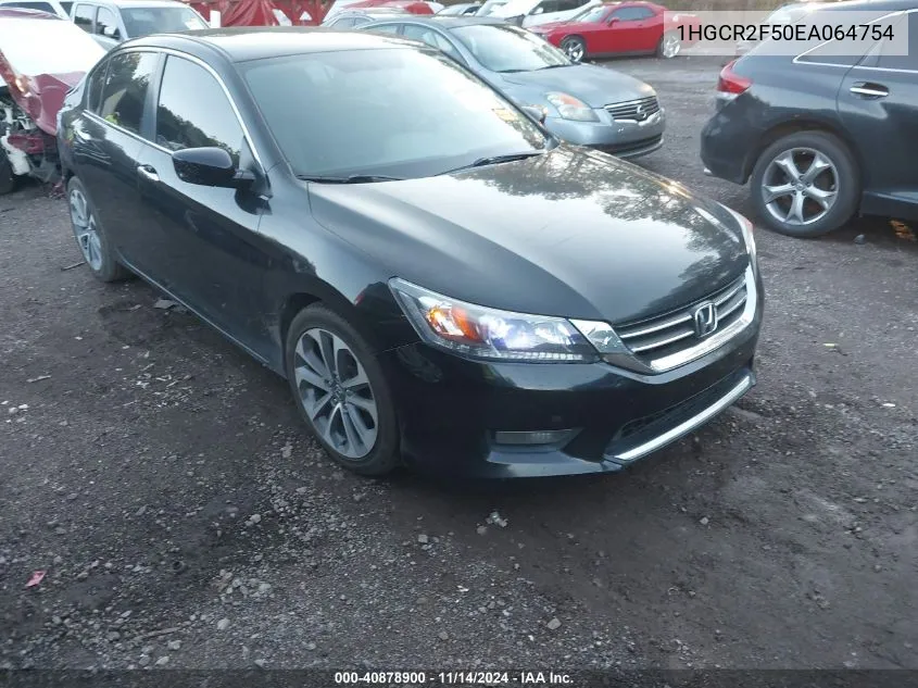 2014 Honda Accord Sport VIN: 1HGCR2F50EA064754 Lot: 40878900