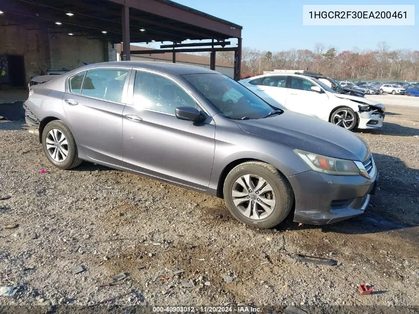 2014 Honda Accord Lx VIN: 1HGCR2F30EA200461 Lot: 40903012