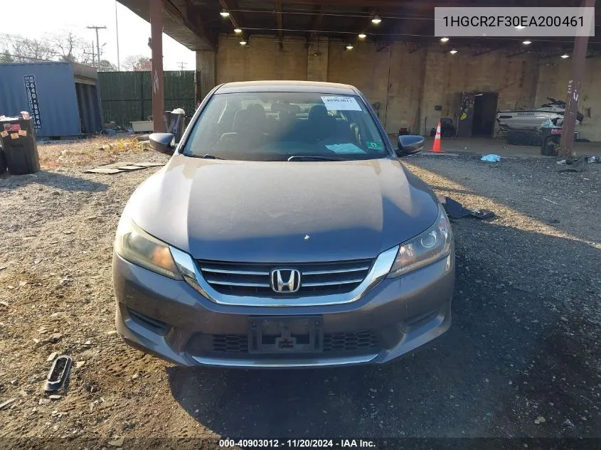 2014 Honda Accord Lx VIN: 1HGCR2F30EA200461 Lot: 40903012