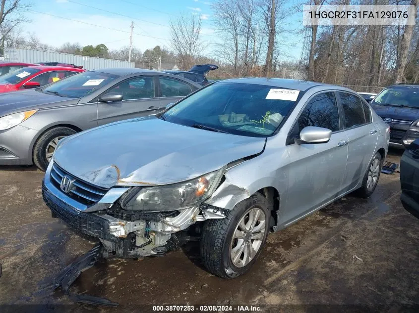 2015 Honda Accord Lx VIN: 1HGCR2F31FA129076 Lot: 38707253