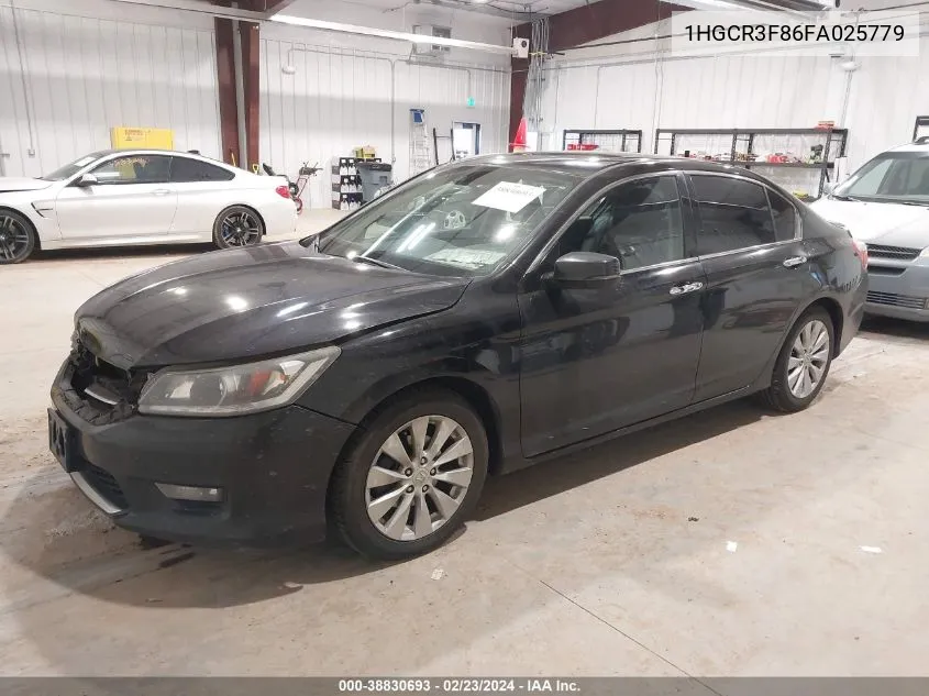 1HGCR3F86FA025779 2015 Honda Accord Ex-L V-6