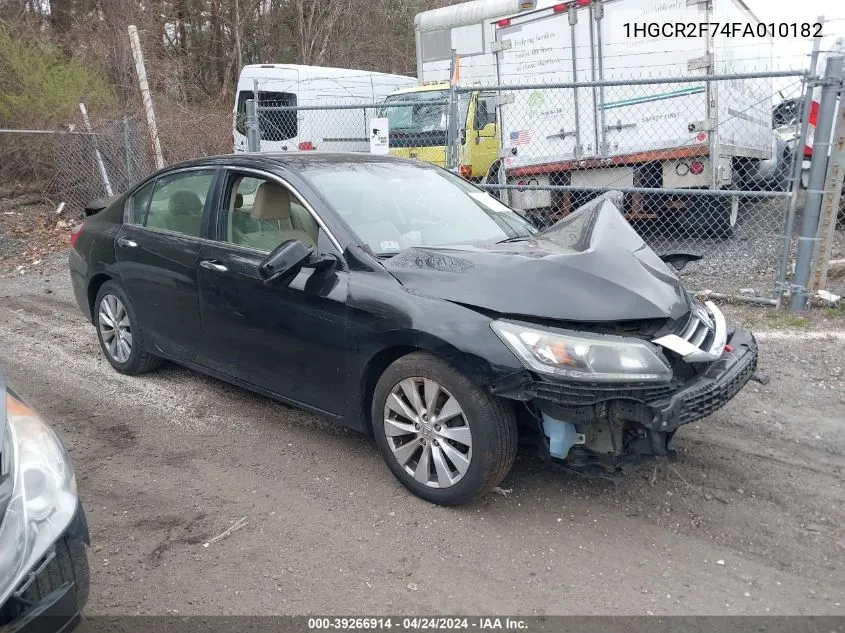 2015 Honda Accord Ex VIN: 1HGCR2F74FA010182 Lot: 39266914