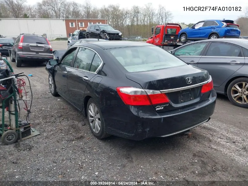 2015 Honda Accord Ex VIN: 1HGCR2F74FA010182 Lot: 39266914