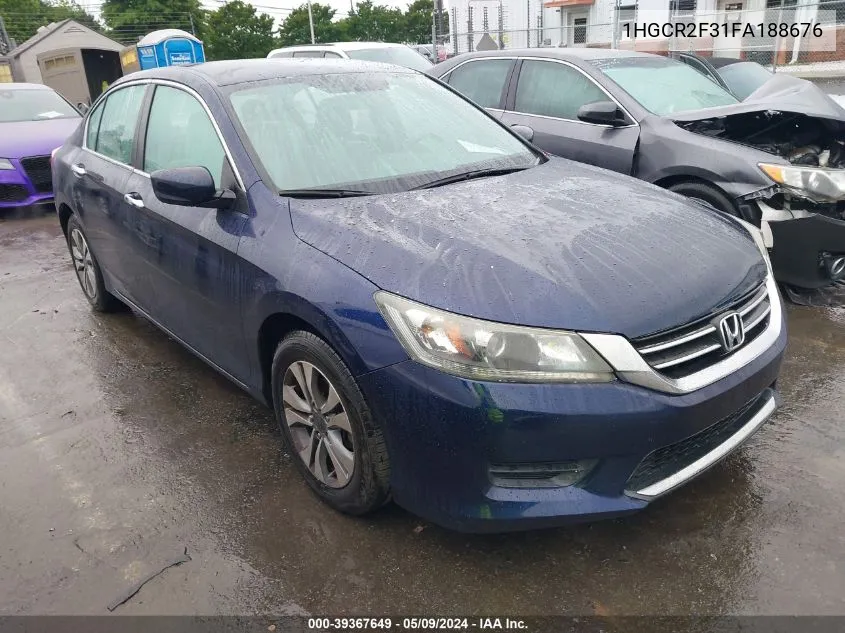 2015 Honda Accord Lx VIN: 1HGCR2F31FA188676 Lot: 39367649