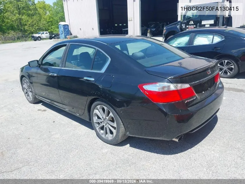 1HGCR2F50FA130415 2015 Honda Accord Sport