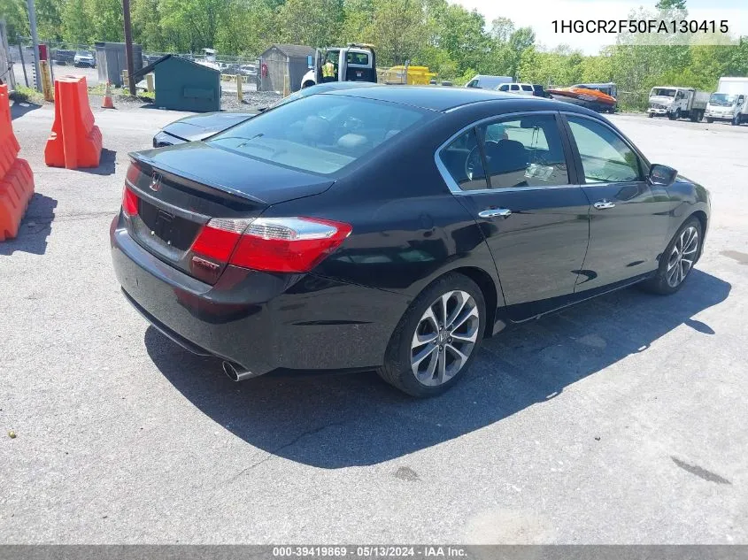 1HGCR2F50FA130415 2015 Honda Accord Sport