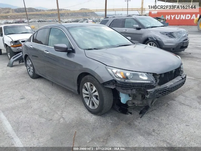 2015 Honda Accord Lx VIN: 1HGCR2F33FA162144 Lot: 39861473