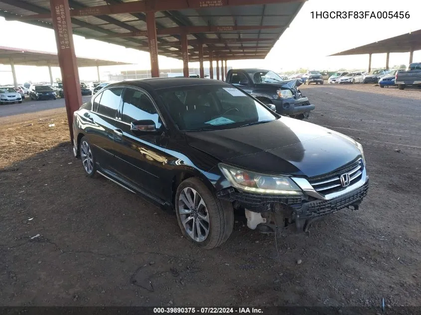 1HGCR3F83FA005456 2015 Honda Accord Ex-L V-6