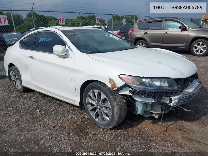 2015 Honda Accord Ex-L VIN: 1HGCT1B83FA005789 Lot: 39948832