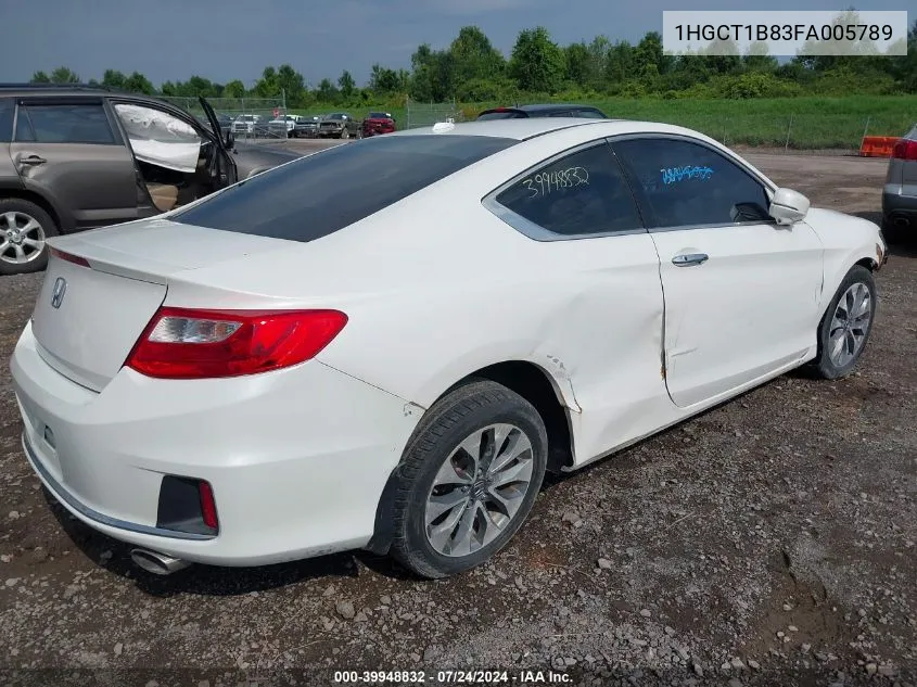 1HGCT1B83FA005789 2015 Honda Accord Ex-L