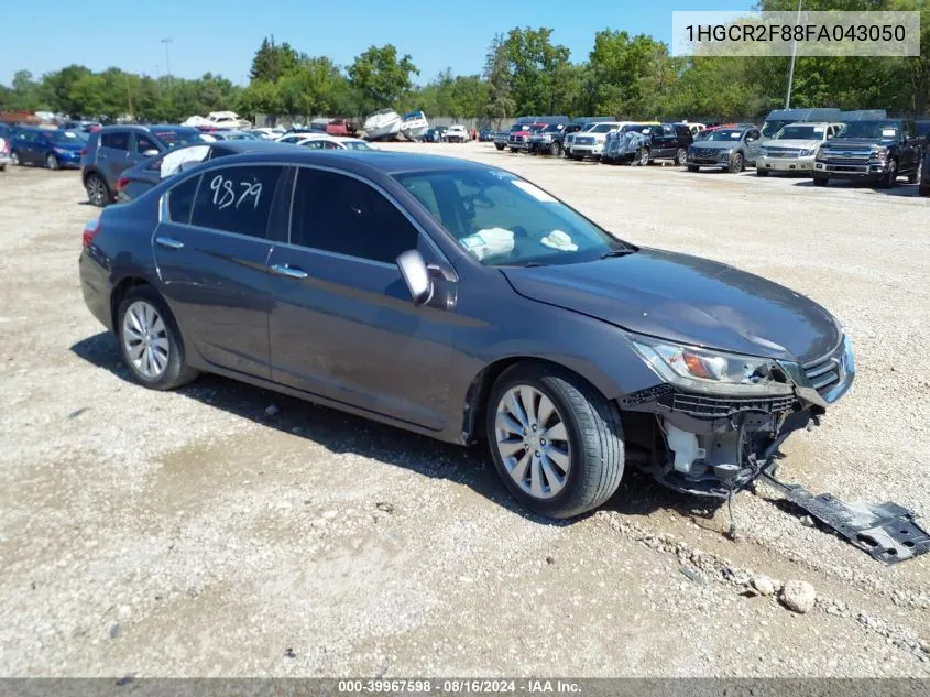 1HGCR2F88FA043050 2015 Honda Accord Ex-L