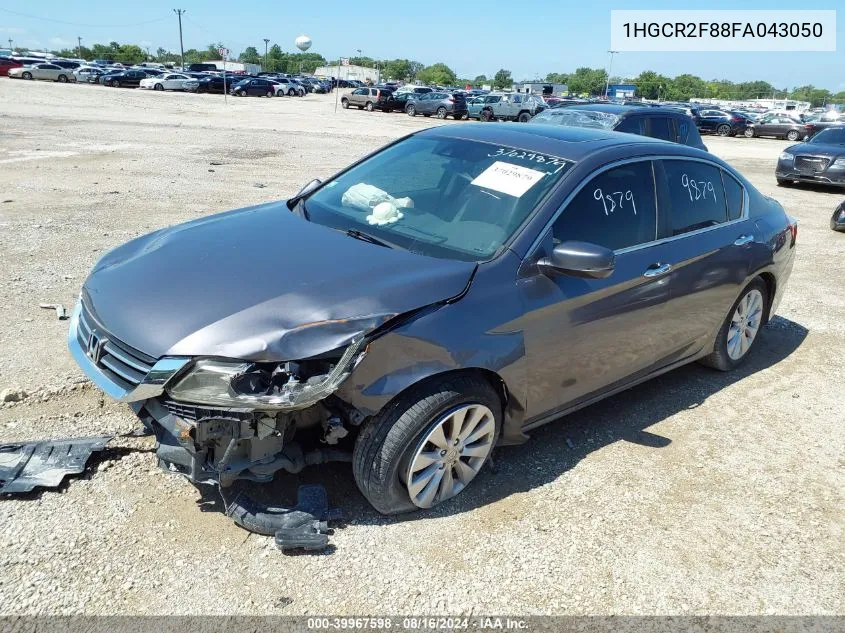 1HGCR2F88FA043050 2015 Honda Accord Ex-L