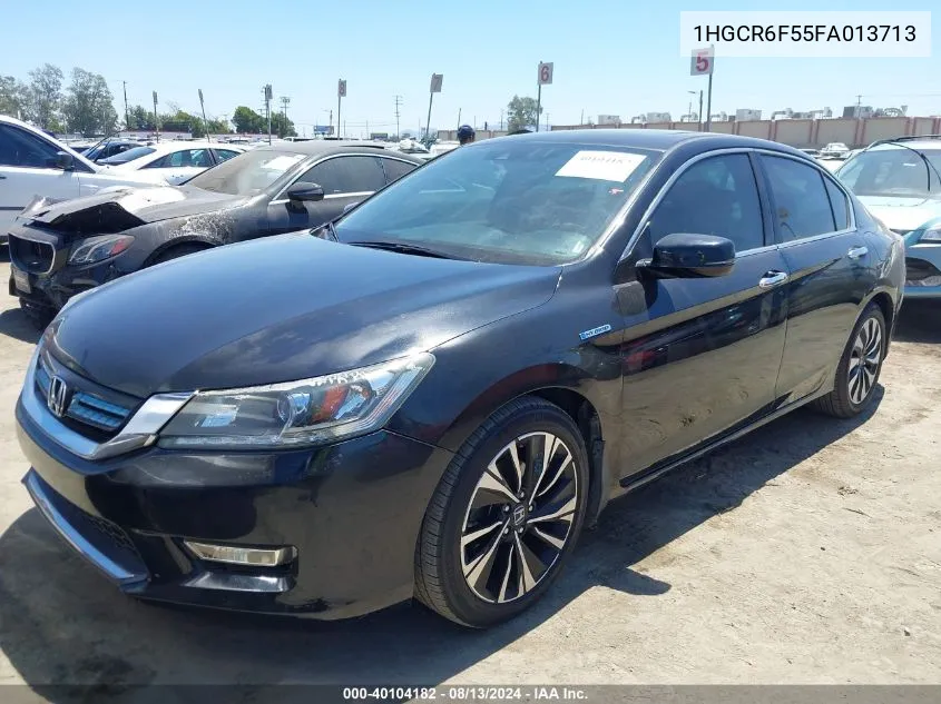 1HGCR6F55FA013713 2015 Honda Accord Hybrid Ex-L