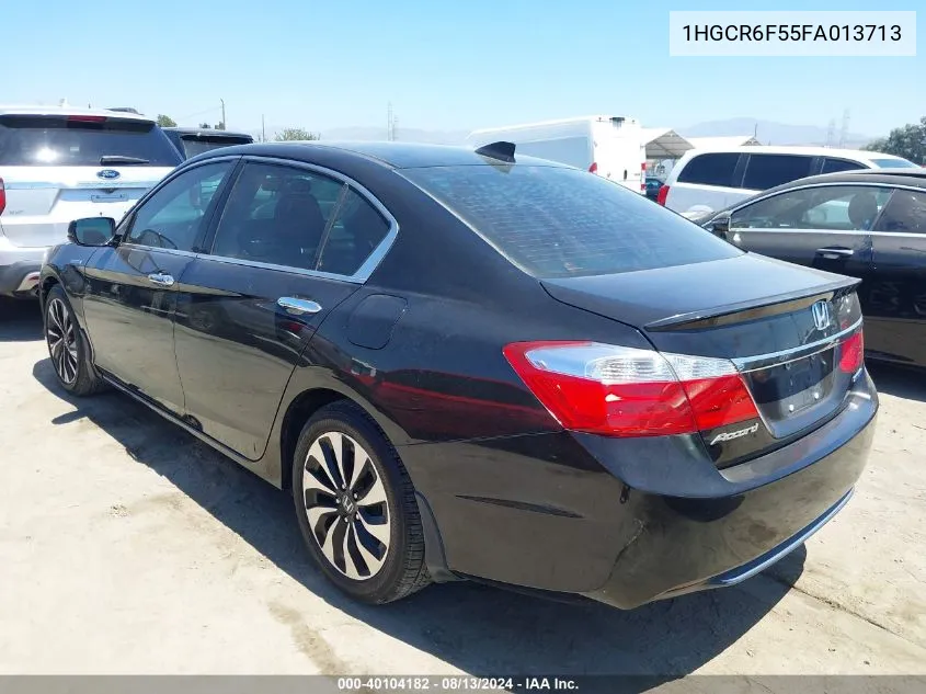 2015 Honda Accord Hybrid Ex-L VIN: 1HGCR6F55FA013713 Lot: 40104182