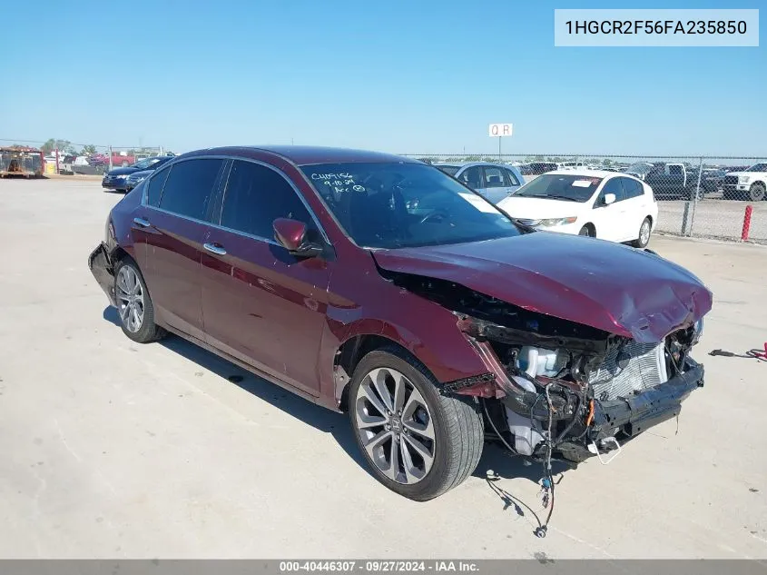 2015 Honda Accord Sport VIN: 1HGCR2F56FA235850 Lot: 40446307