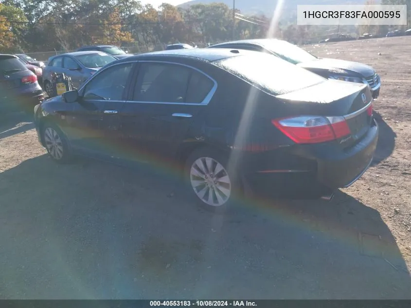 1HGCR3F83FA000595 2015 Honda Accord Ex-L V-6