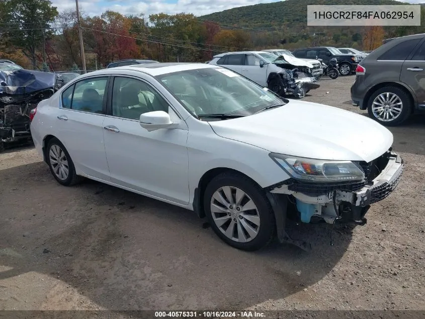 2015 Honda Accord Ex-L VIN: 1HGCR2F84FA062954 Lot: 40575331