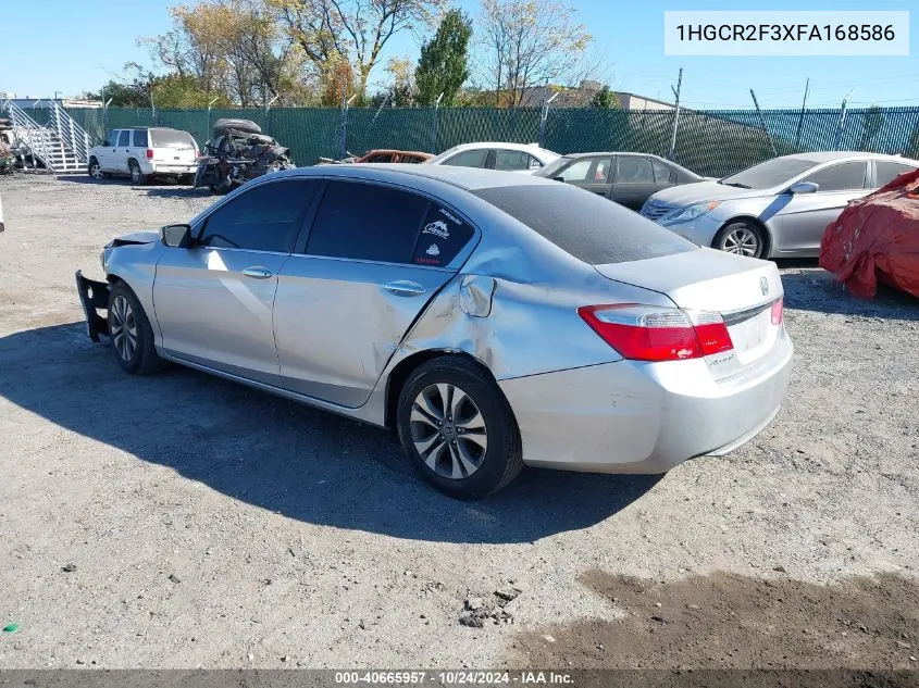 1HGCR2F3XFA168586 2015 Honda Accord Lx