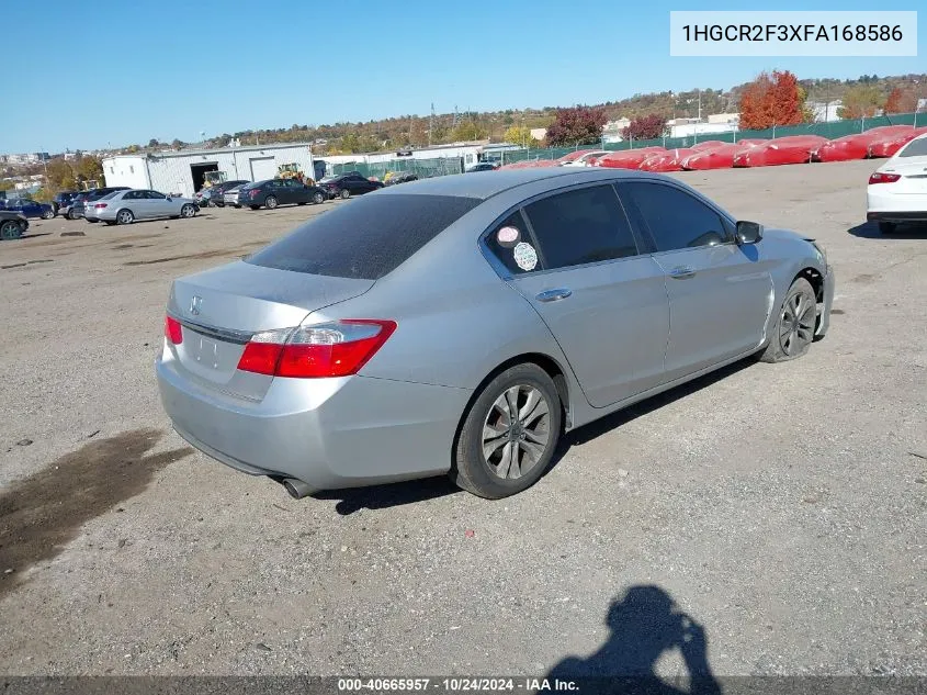 1HGCR2F3XFA168586 2015 Honda Accord Lx