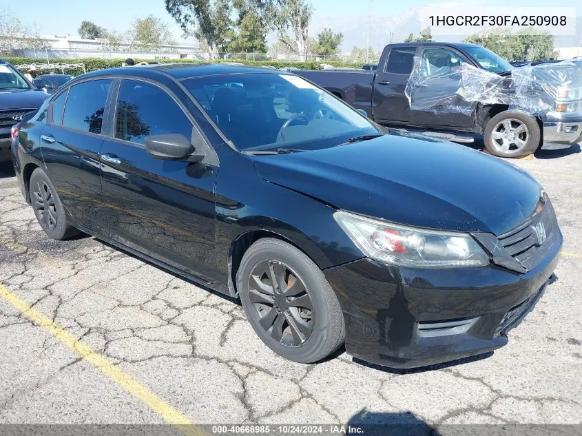 1HGCR2F30FA250908 2015 Honda Accord Lx