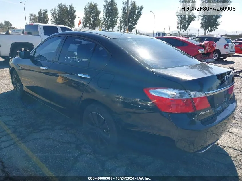 1HGCR2F30FA250908 2015 Honda Accord Lx