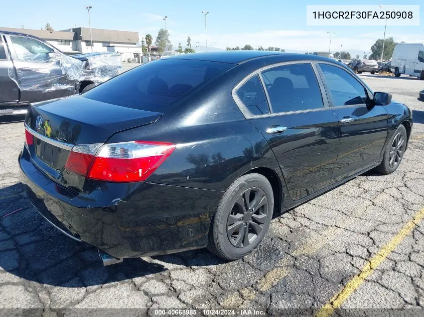 1HGCR2F30FA250908 2015 Honda Accord Lx