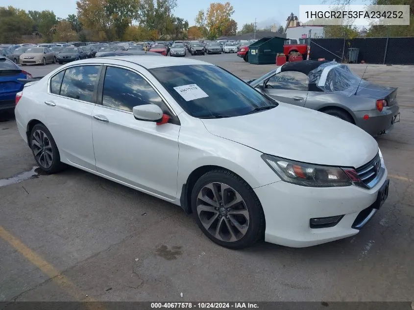 1HGCR2F53FA234252 2015 Honda Accord Sport