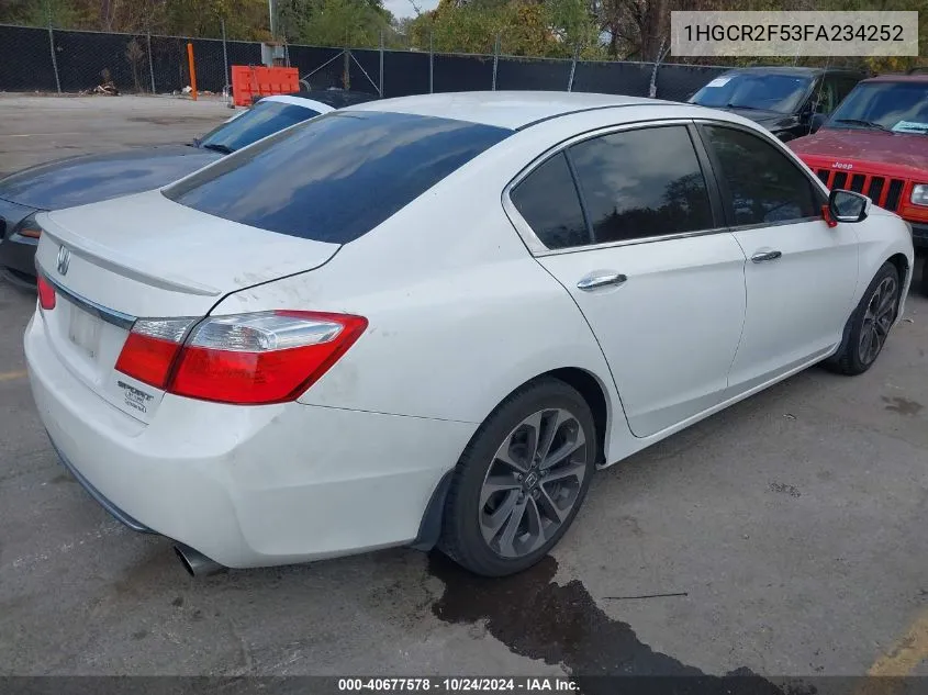 1HGCR2F53FA234252 2015 Honda Accord Sport