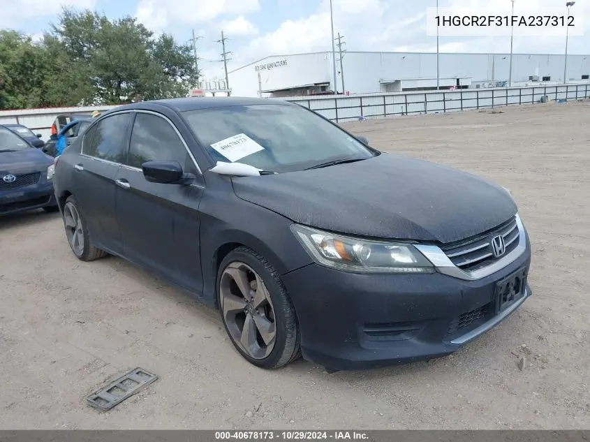 2015 Honda Accord Lx VIN: 1HGCR2F31FA237312 Lot: 40678173